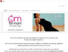 Tablet Screenshot of omformom.com